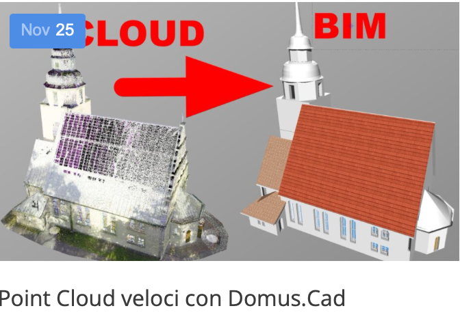 Point Cloud Veloci con Domus.Cad