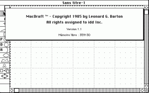 MacDraft - 1985