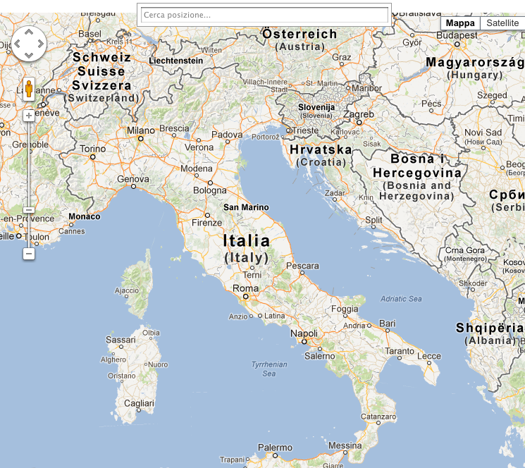 Italy Map Google